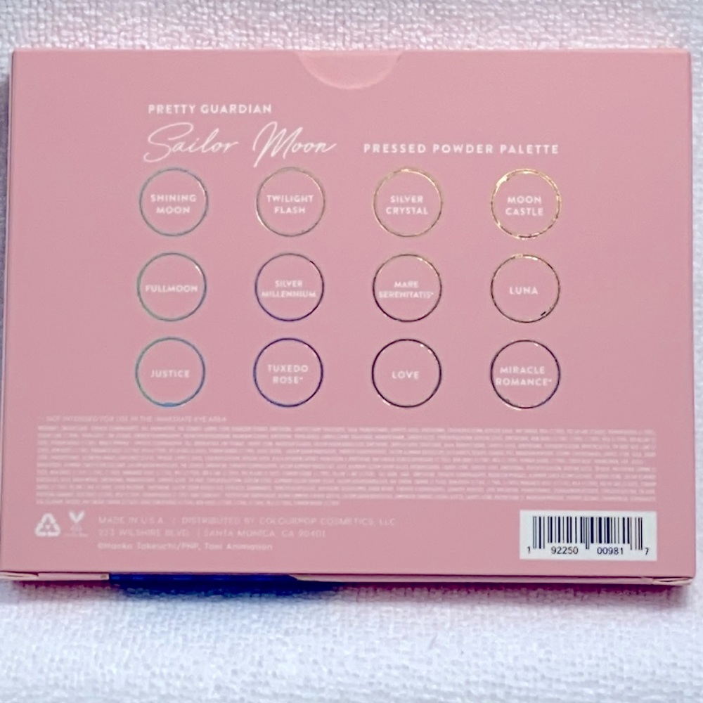 NWT BOXED SAILOR MOON COLOURPOP EYESHADOW PALETTE - Picture 6 of 7